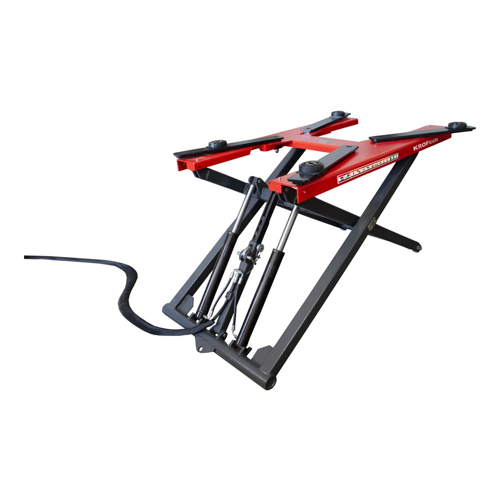 Sollevatore a Forbice Portatile 3 T KROFtools 9830 | Motortest