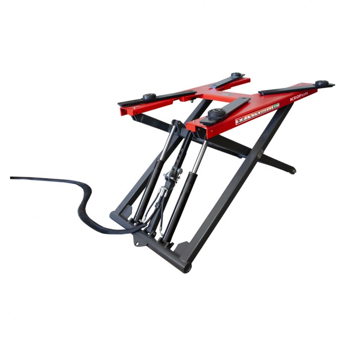 Sollevatore a Forbice Portatile 3 T KROFtools 9830 | Motortest