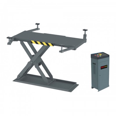 Sollevatore a Forbice Elettroidraulico 3 T KROFtools 9819 – Motortest