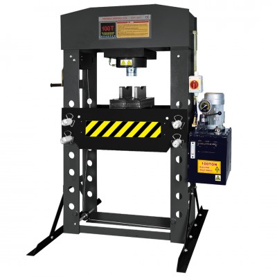 Pressa idraulica elettrica 100T doppia velocità - Kroftools 4897