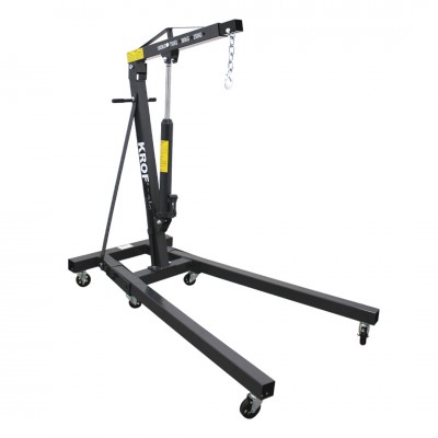 Gru pieghevole 1T Kroftools 4860 | Gru idraulica officina automotive