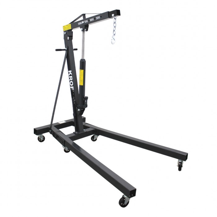 Gru pieghevole 1T Kroftools 4860 | Gru idraulica officina automotive