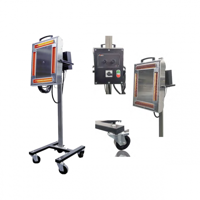 Lampada Infrarossi Carrellata IR-EVO 041 | Essiccazione Spot Repair Carrozzeria