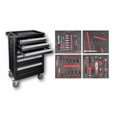 Carrello Porta Attrezzi 7 Cassetti EQ43904 | Carrello Officina