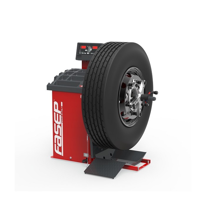 Equilibratrice Camion FASEP B351 Titan con Sollevatore Pneumatico