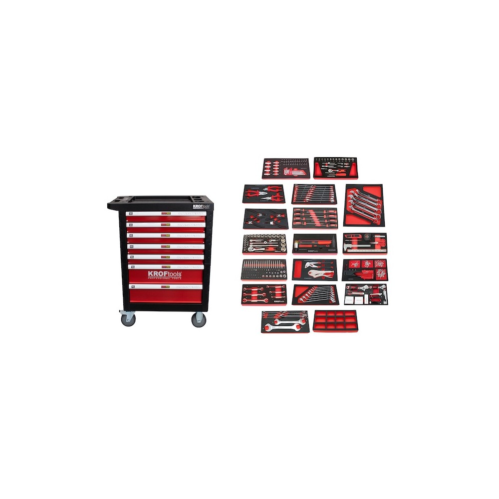 Carrello Portautensili 7 Cassetti con 352 Utensili – Motortest