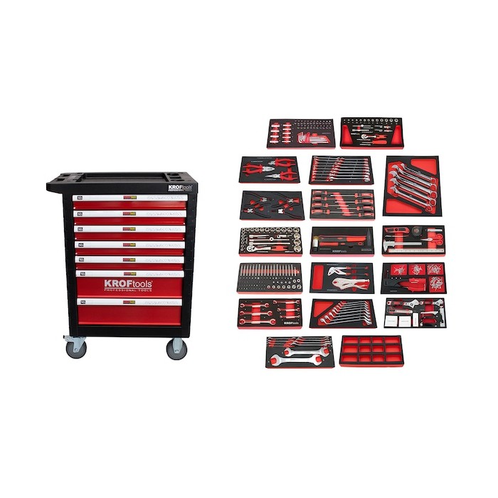 Carrello Portautensili 7 Cassetti con 352 Utensili – Motortest