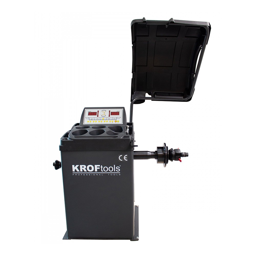 Equilibratrice Semiautomatica Ruote 10–24″ KROFtools 9022 | Motortest